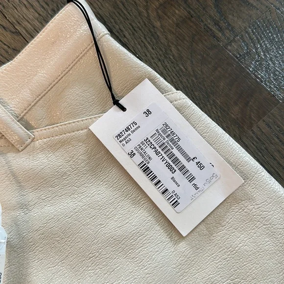 Courreges 5 pocket vinyl coated pants size 38 FR
